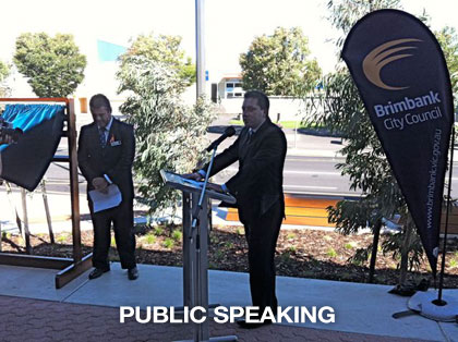 the sound guys supplied PA for Brimbank city council public speech